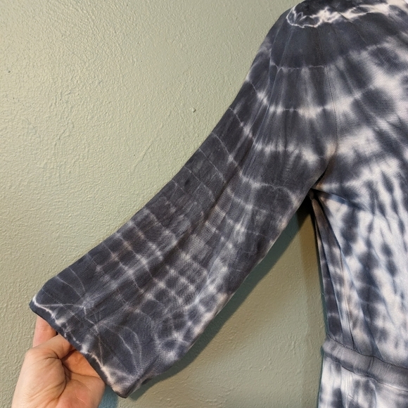 Cloth & Stone Tie Dye Long Sleeve Romper Size S - Picture 4 of 9